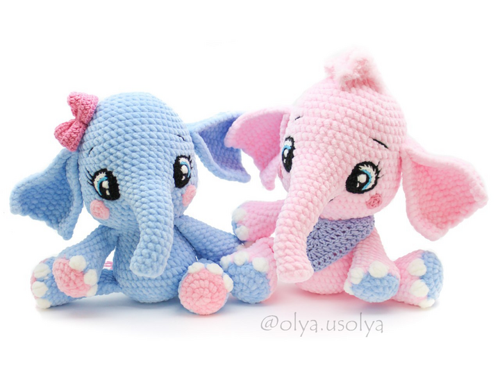 Häkelanleitung Elefant Sima