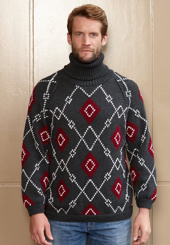 Strickanleitung: Herren-Pullover Habbo