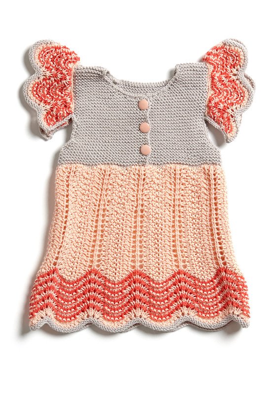 Strickanleitung: Baby-Kleid Marella