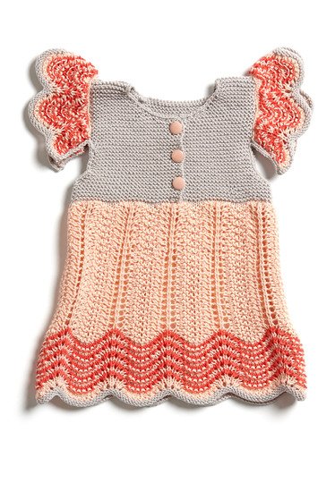 Strickanleitung: Baby-Kleid Marella