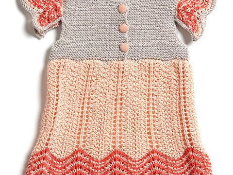 Strickanleitung: Baby-Kleid Marella
