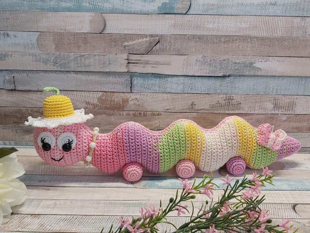 Häkelanleitung Raupe "Tilly" - Bild 7