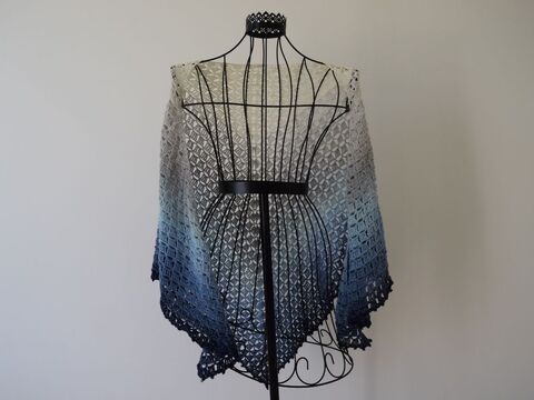 Tuch Blockmuster häkeln