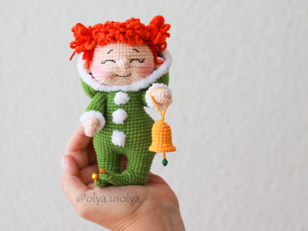 Christmas Elf Crochet Pattern Amigurumi