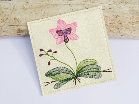 Stickdatei Orchidee Mugrug 10x10cm