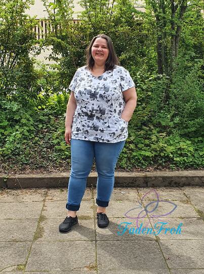 Anleitung Curvy Azalee Ballonkleid mit großen Taschen von 46 - 56