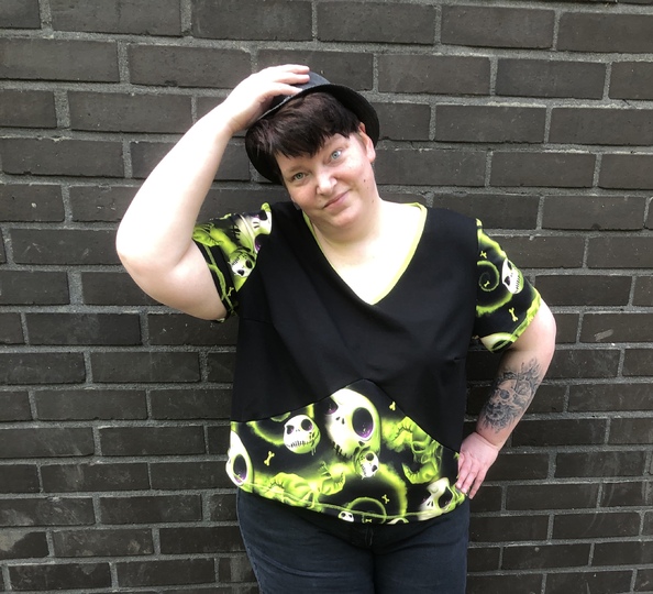 Anleitung Curvy Azalee Ballonkleid mit großen Taschen von 46 - 56