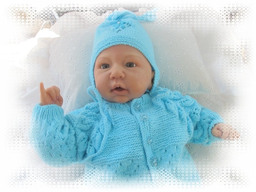 Strickanleitung Traumset2 Gr. 50 für Reborn und Baby