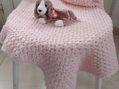 Häkelanleitung Babydecke "Prinzess"