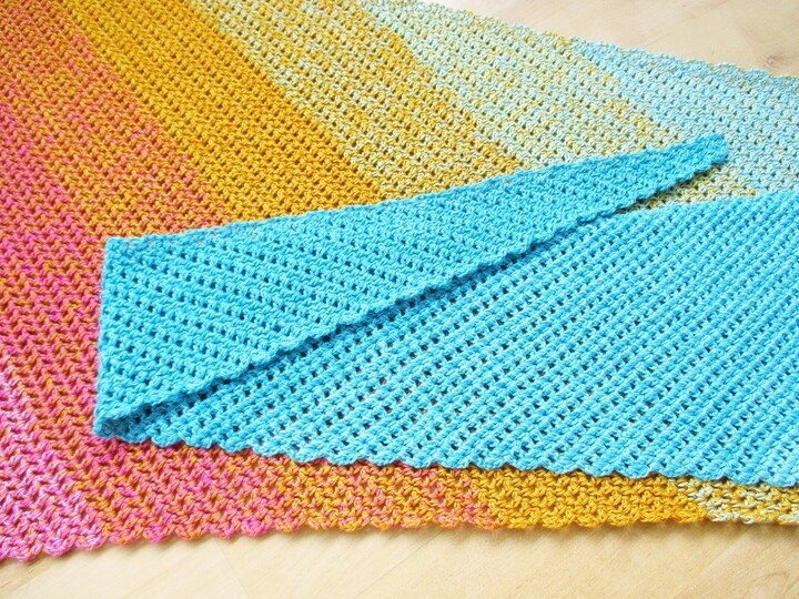 Tuch Luftikus | Häkelanleitung | Drachenschwanz | Anfängertauglich