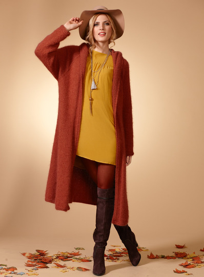 Strickanleitung: Damen-Mantel Aldonza