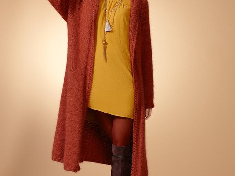 Strickanleitung: Damen-Mantel Aldonza
