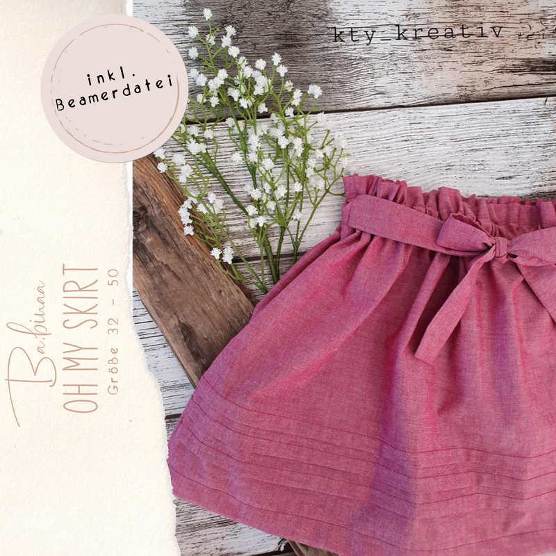 Anleitung Oh my Skirt Damen Größe 32 - 40