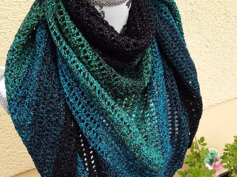 Dreieckstuch "Mystery" Häkelanleitung