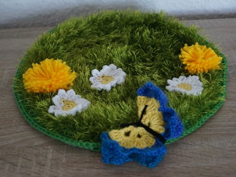 Blumenwiese Dekopad für Eure Sommerdeko