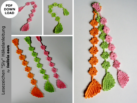 Lesezeichen "Sly" Häkelanleitung