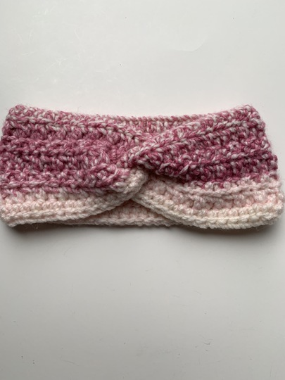 Crochet Twist Knot Headband for beginners in 4 sizes