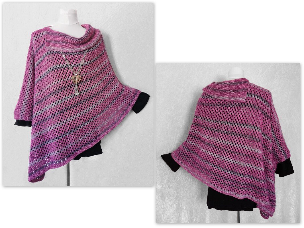 Knitting pattern Poncho Network