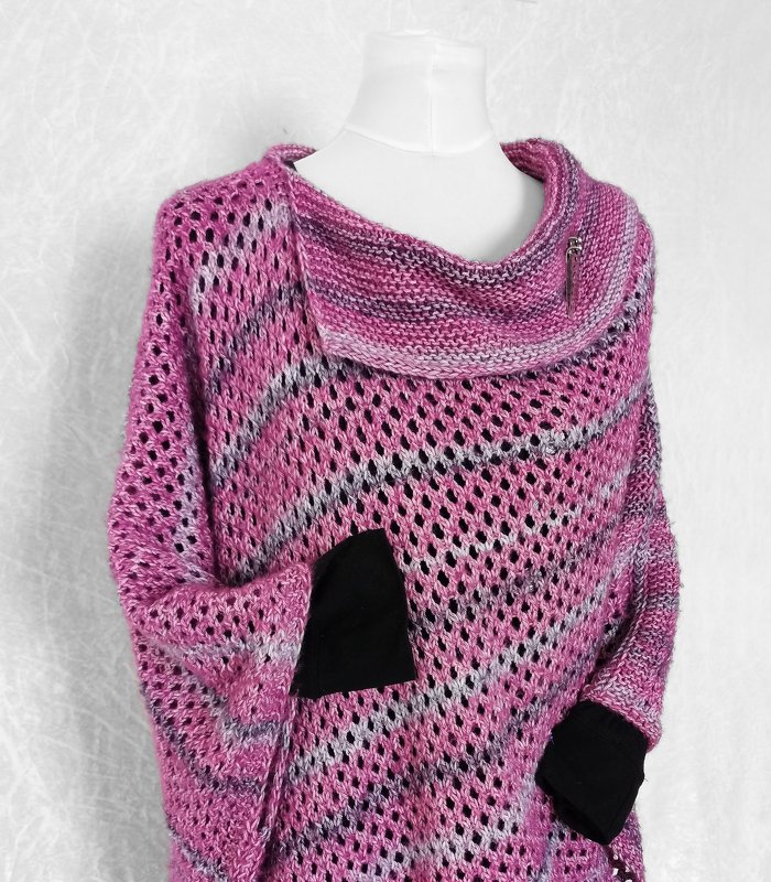 Knitting pattern Poncho Network - Image 6