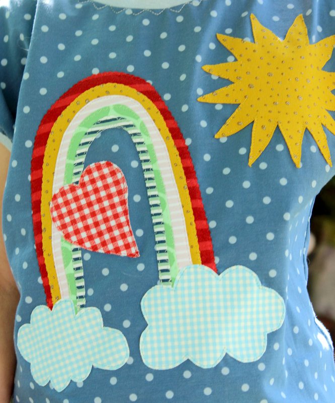 Vorlage Applikation Regenbogen Somewhere