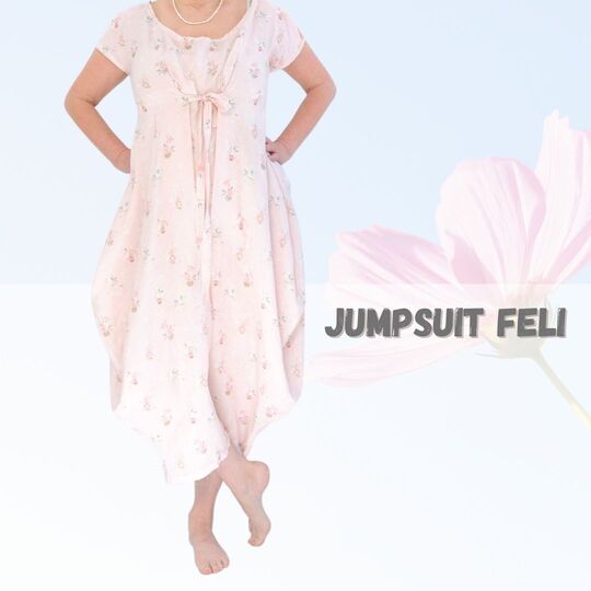 Jumpsuit Feli Gr. 34-46 Schnittmuster und Nähanleitung