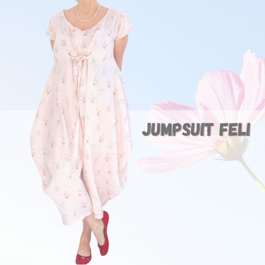 Jumpsuit Feli Gr. 34-46 Schnittmuster und Nähanleitung