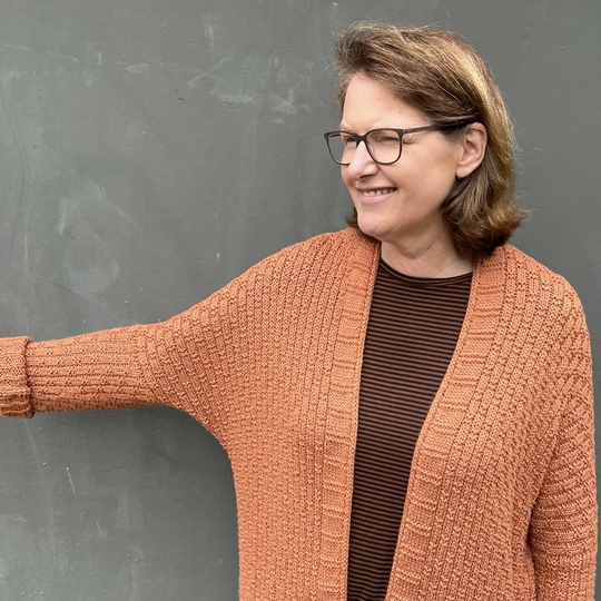 Strickjacke Celina Strickanleitung Damen Cardigan