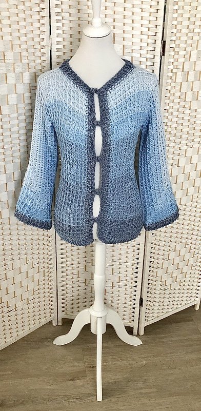 Anleitung 1-Bobbel-Waffeljacke - Bild 5