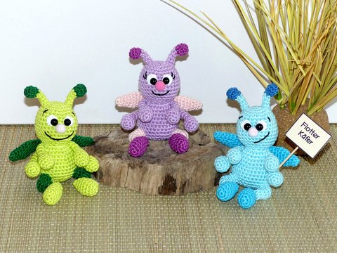 Häkelanleitung Gute Laune Käfer