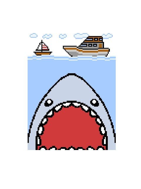 Häkelmuster * SHARK - HAI * Grafik für Fm Decke - Bild 5