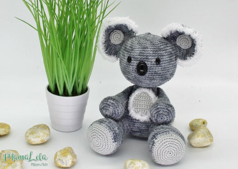 Kuschel Koala, mini - Häkelanleitung