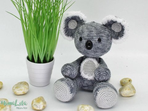 Kuschel Koala, mini - Häkelanleitung