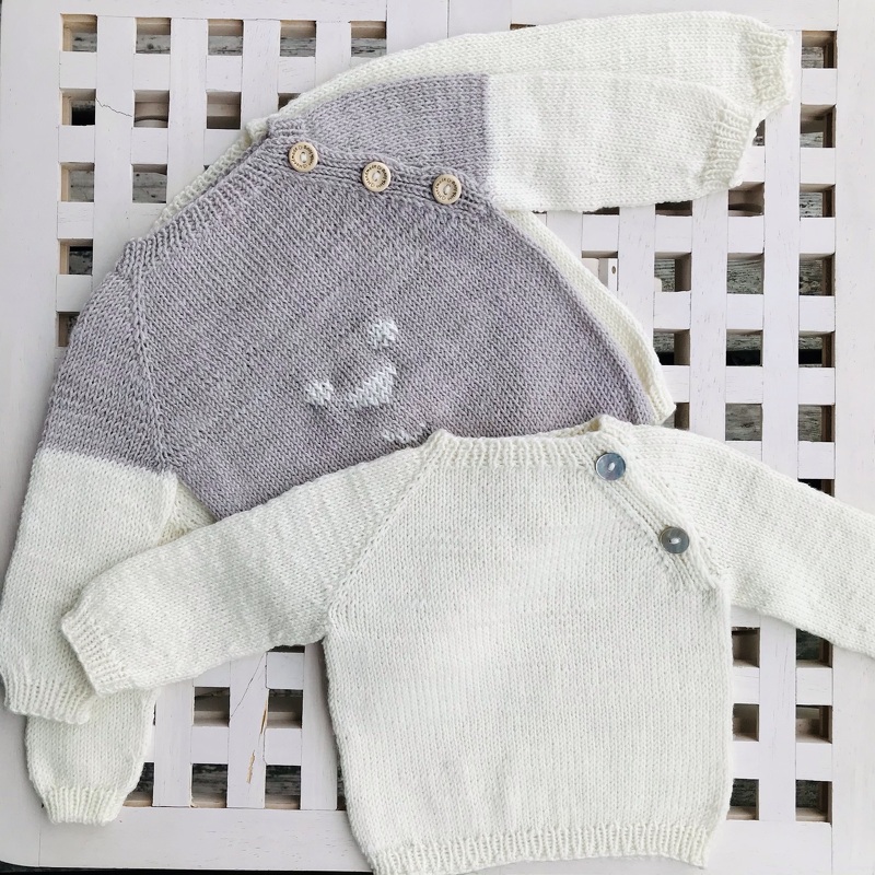Strickanleitung „Baby Basic-Pulli“