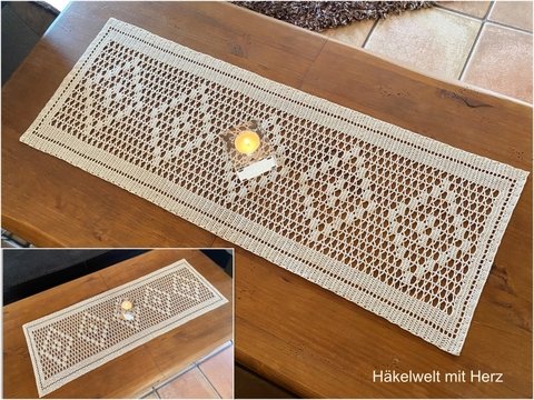 Tischband/ Tischläufer "Infinito" Länge individuell anpassbar