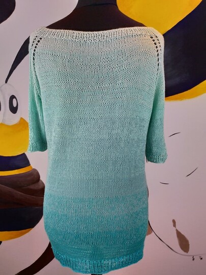 Anleitung RVO-Ajour-Pulli / Shirt  "Baltrum" Größe S-XXXXL