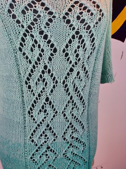 Anleitung RVO-Ajour-Pulli / Shirt  "Baltrum" Größe S-XXXXL