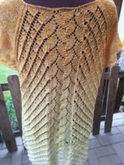 Anleitung RVO-Ajour-Pulli "Trischen" mit V-Ausschnitt, Größe S-XXXXL