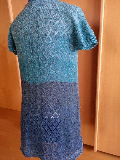 Anleitung RVO-Ajour-Pulli "Trischen" mit V-Ausschnitt, Größe S-XXXXL