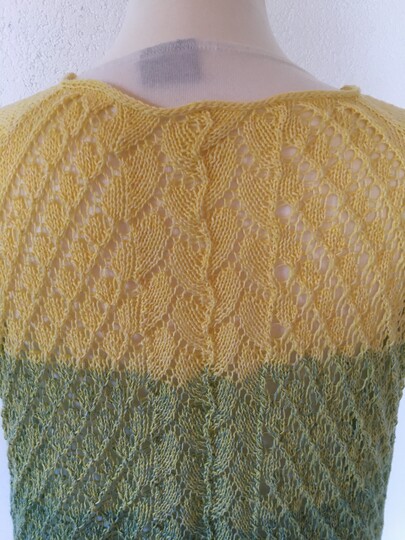 Anleitung RVO-Ajour-Pulli "Trischen" mit V-Ausschnitt, Größe S-XXXXL