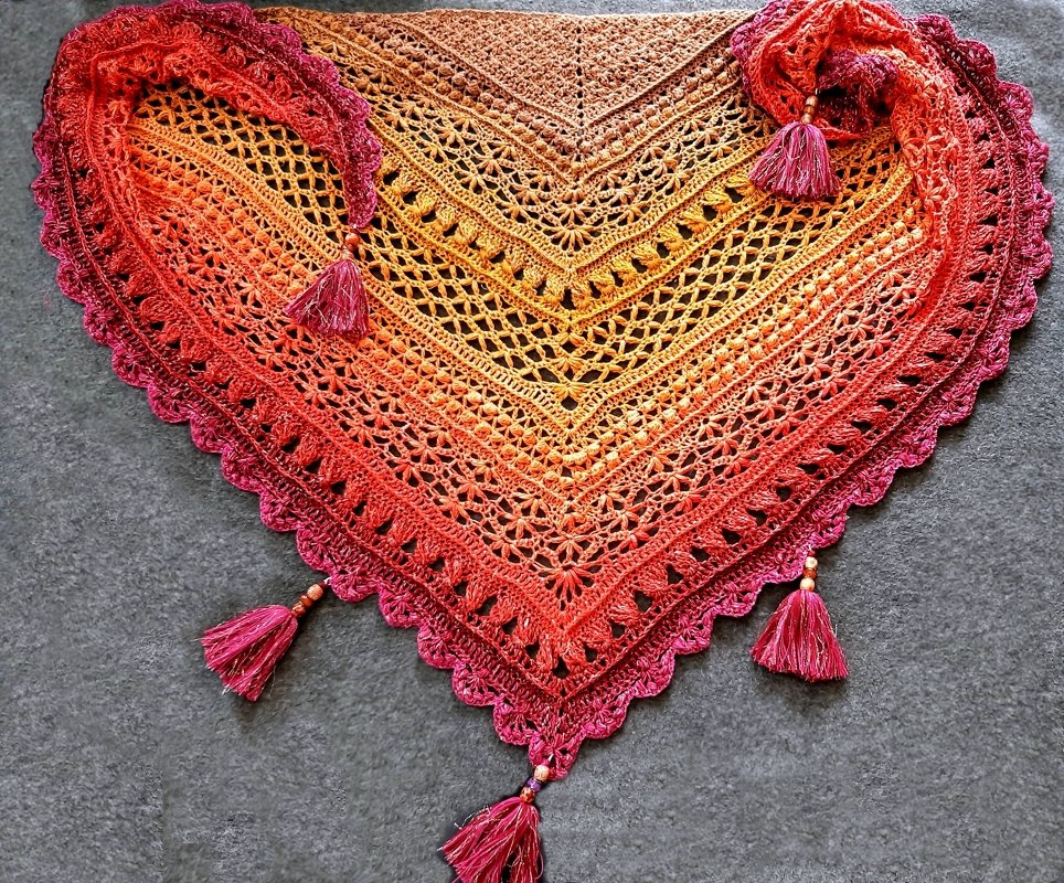 Masala Wonder - Häkeltuch