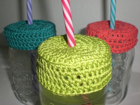 Häkelanleitung Glasabdeckung