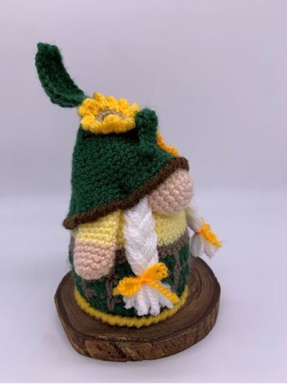 Anleitung Herbst Gnom Sonnenblumen III