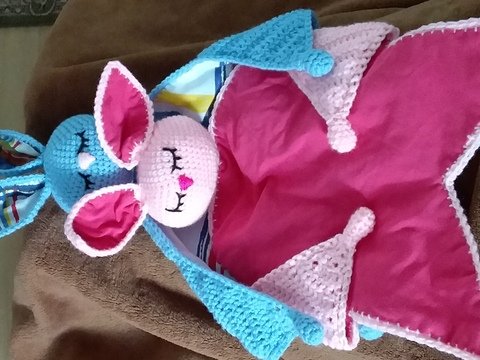 Anleitung Kuschelhasi