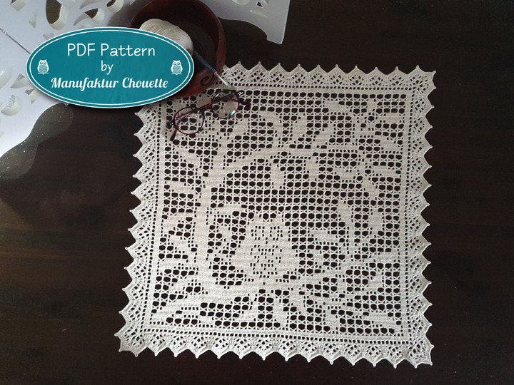 Deckchen mit Eule - Eulenkollektion