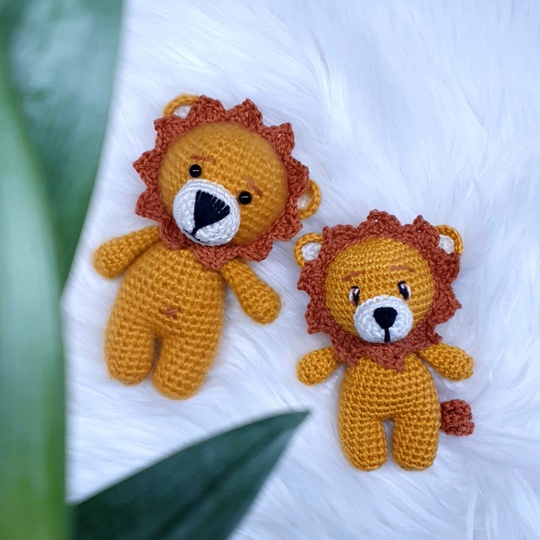 Häkelanleitung kleiner Löwe