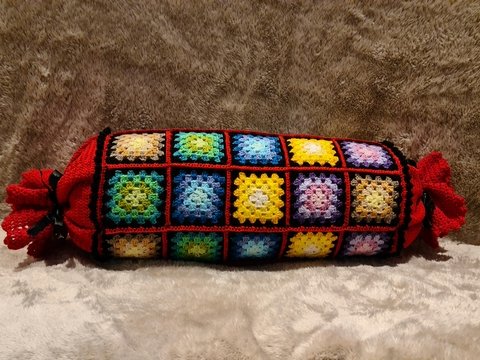 Anleitung Granny Square Rolle
