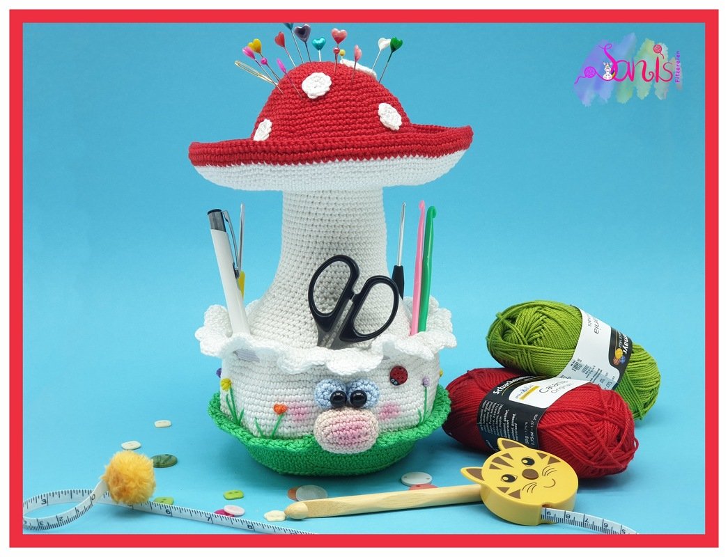Häkelanleitung Helferlein Pilz