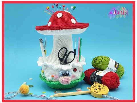 Häkelanleitung Helferlein Pilz