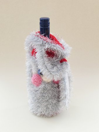 Christmas Wine Gift Bags Knitting Pattern