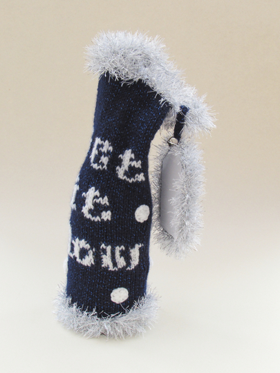 Christmas Wine Gift Bags Knitting Pattern